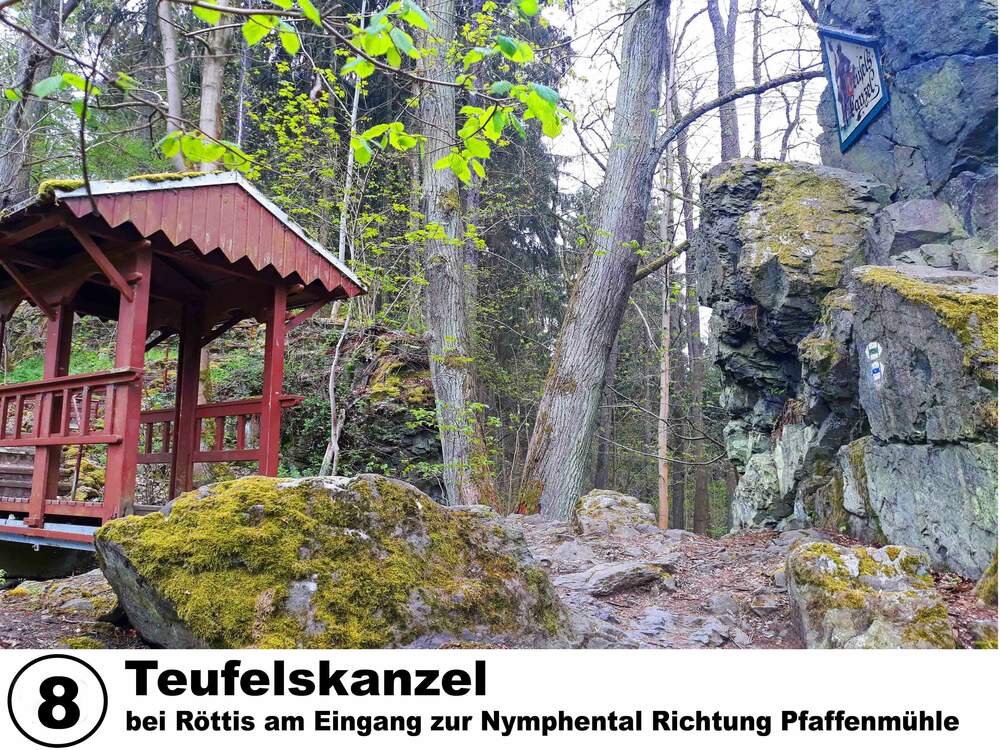 Teufelskanzel bei Röttis