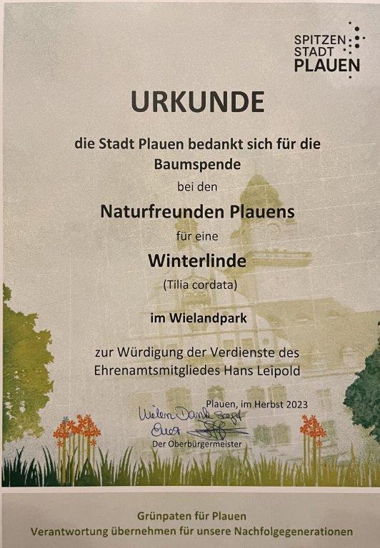 Die Urkunde